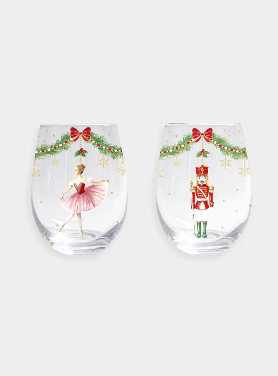 Стакан для вина, 2 штуки, 500 мл, стекло, Magie de Noel