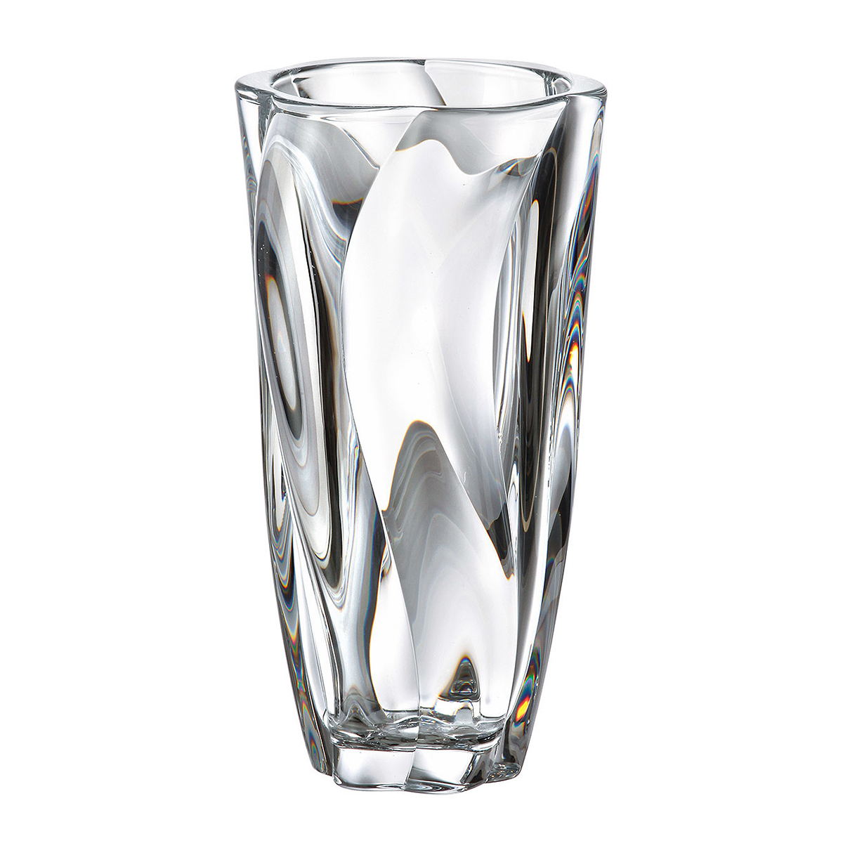 Ваза Crystalite Giftware Barley Twist 25,5см