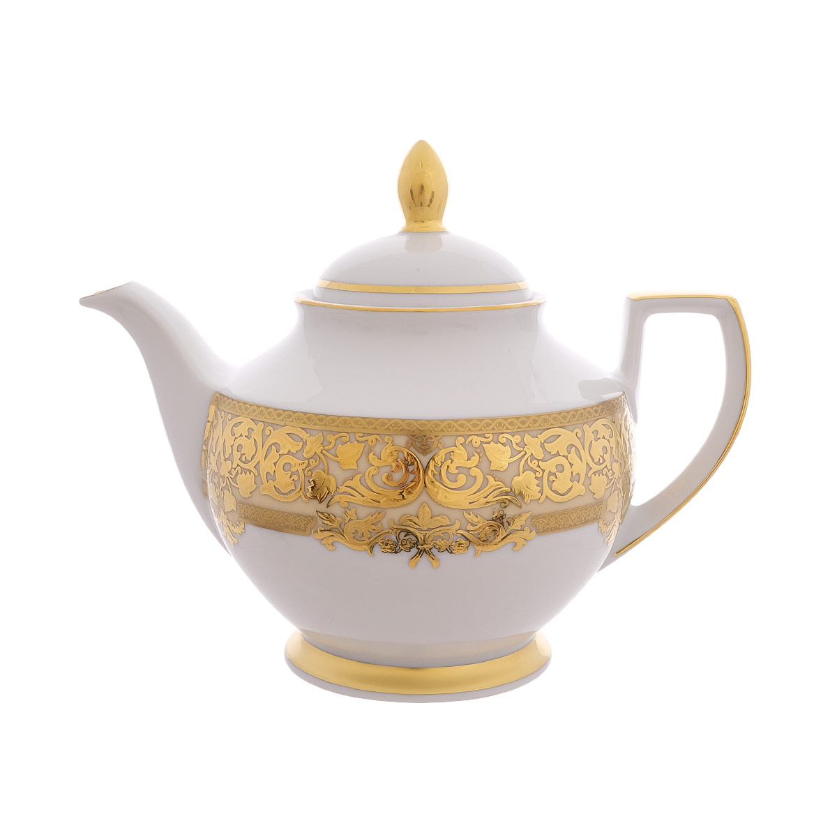 Чайник Falkenporzellan Natalia creme gold 1,2мл