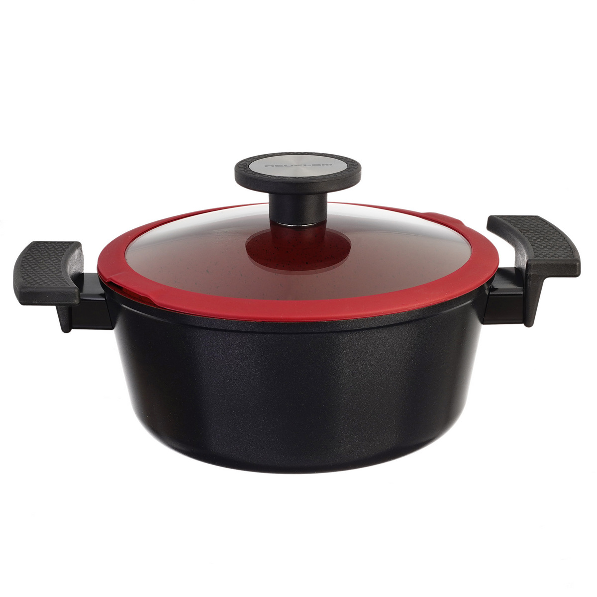 Кастрюля со стеклянной крышкой Neoflam De Chef 2,2 л, 20 см (индукция)