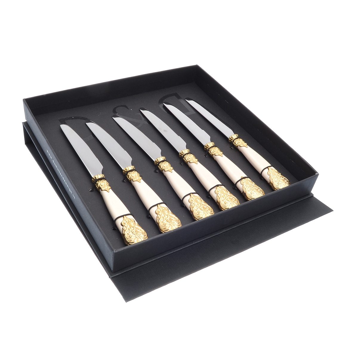 Набор десертных ножей Domus Versailles gold (6 шт)