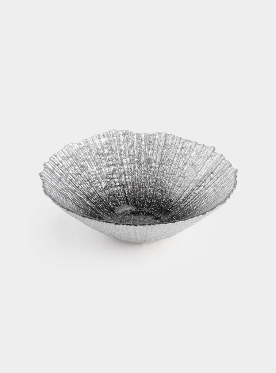Салатник, 16х5 см, 420 мл, стекло Р, серебристо-серый, Avila