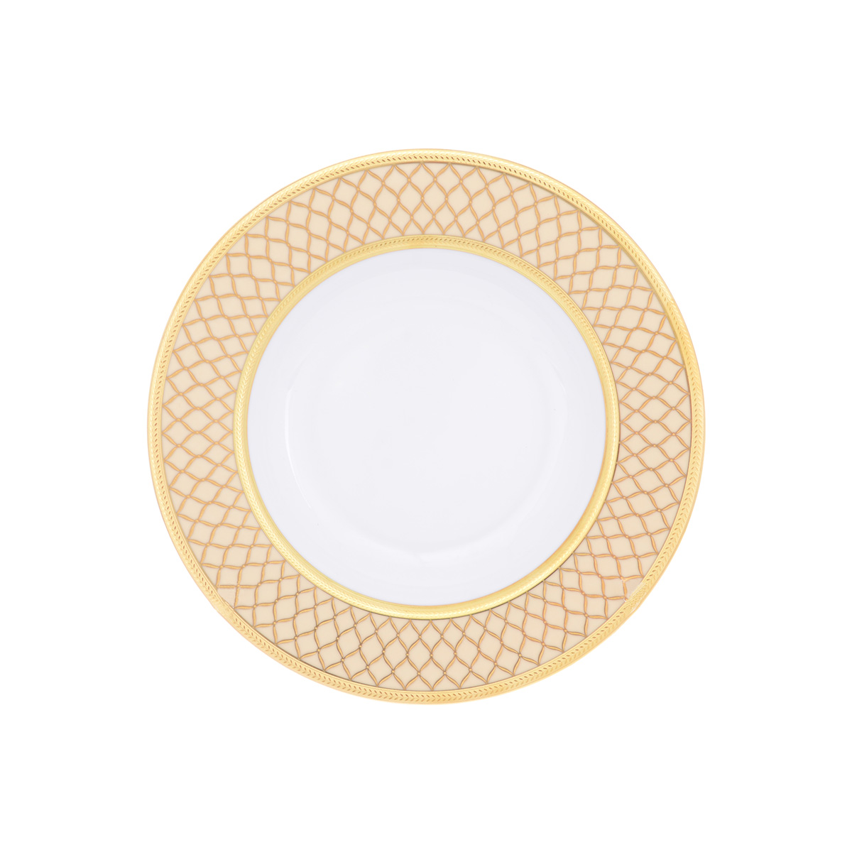 Набор глубоких тарелок Falkenporzellan Valencia Creme Gold 23см(6 шт)