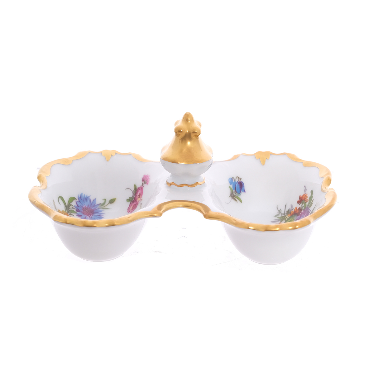 Солонка Queen's Crown Мейсенский букет