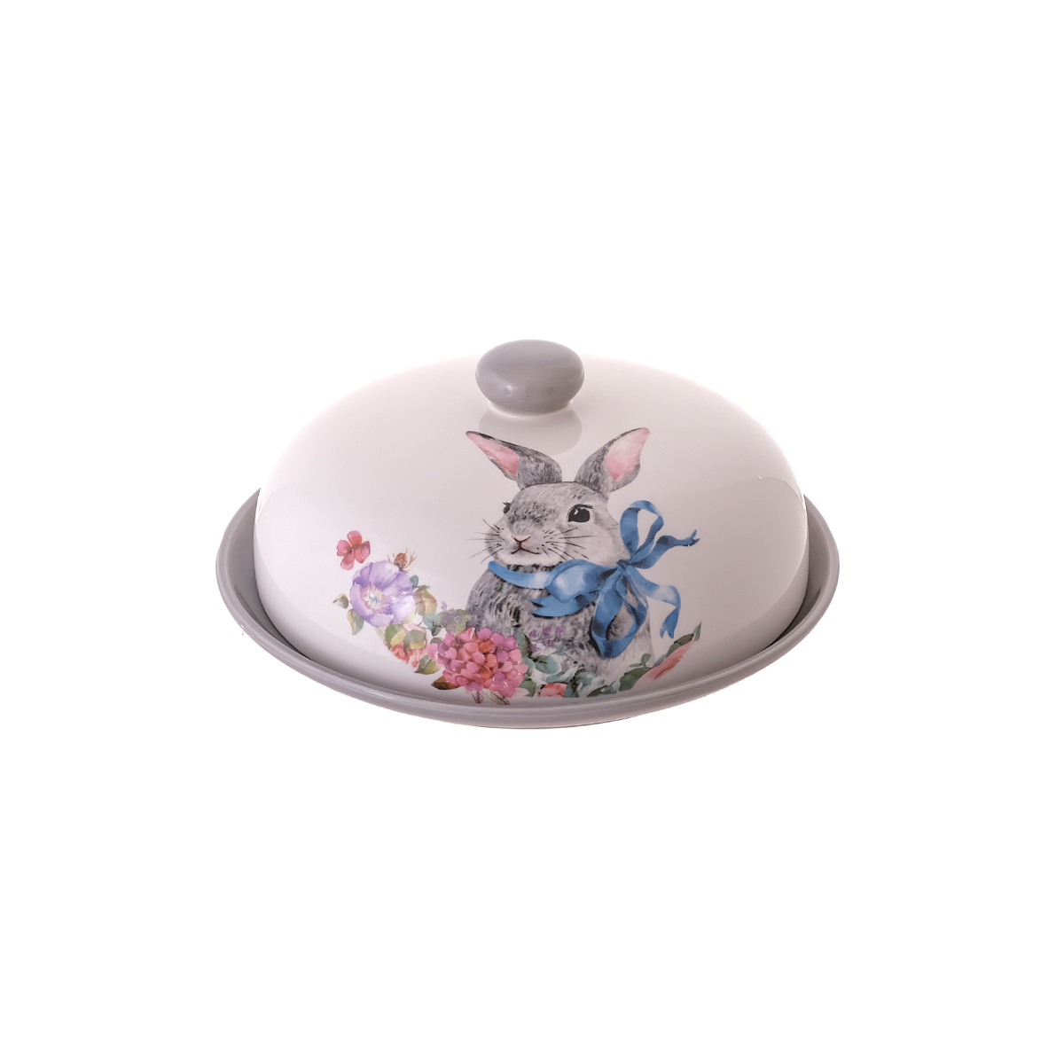 Блюдо для блинов с крышкой Repast Happy Easter 23*9,7 см