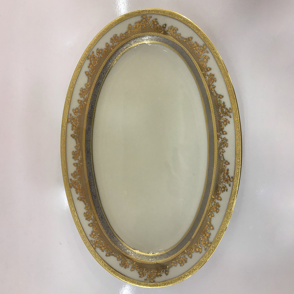 Блюдо овальное Falkenporzellan Cream Gold 24 см