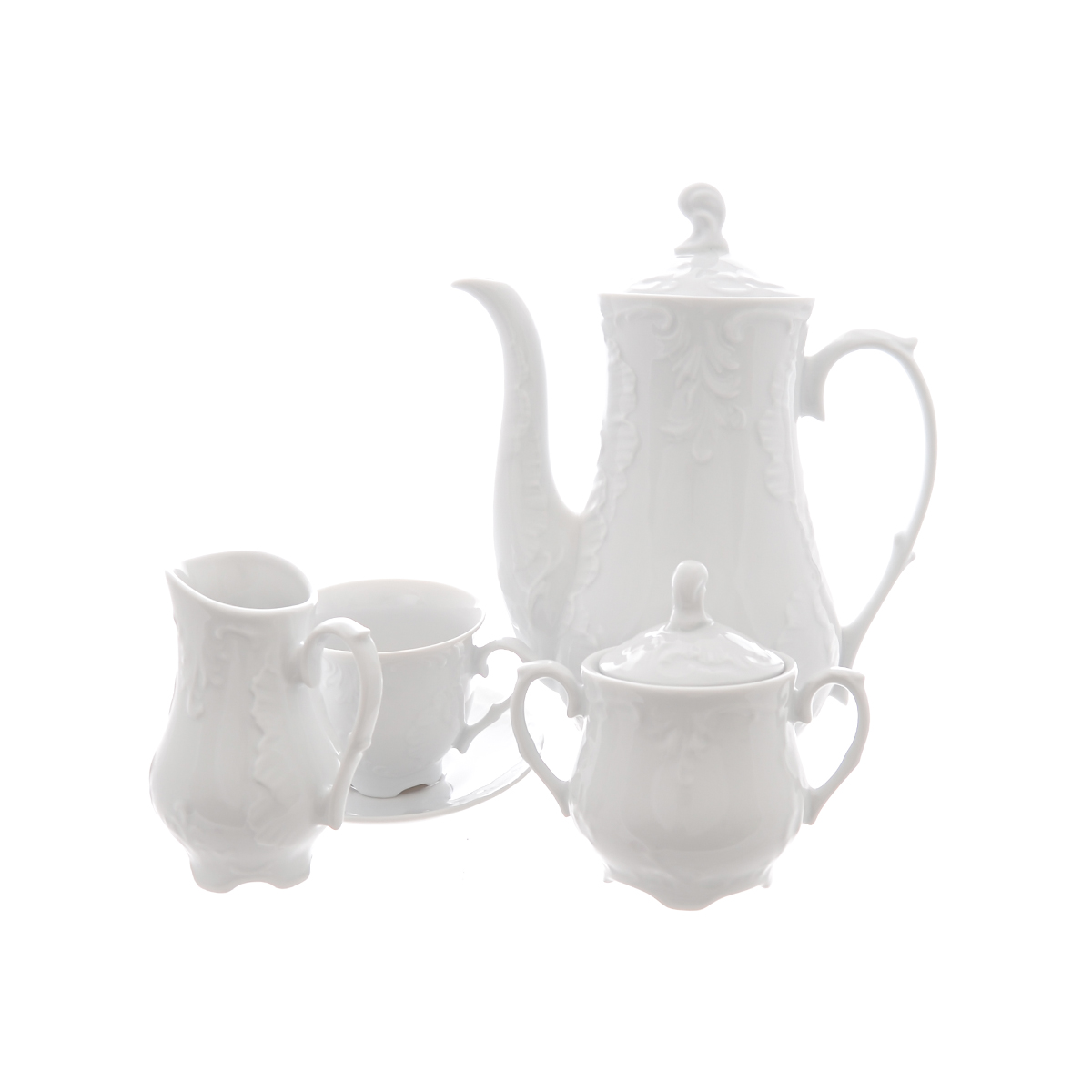 Кофейный сервиз Repast Rococo (15 предметов на 6 персон)
