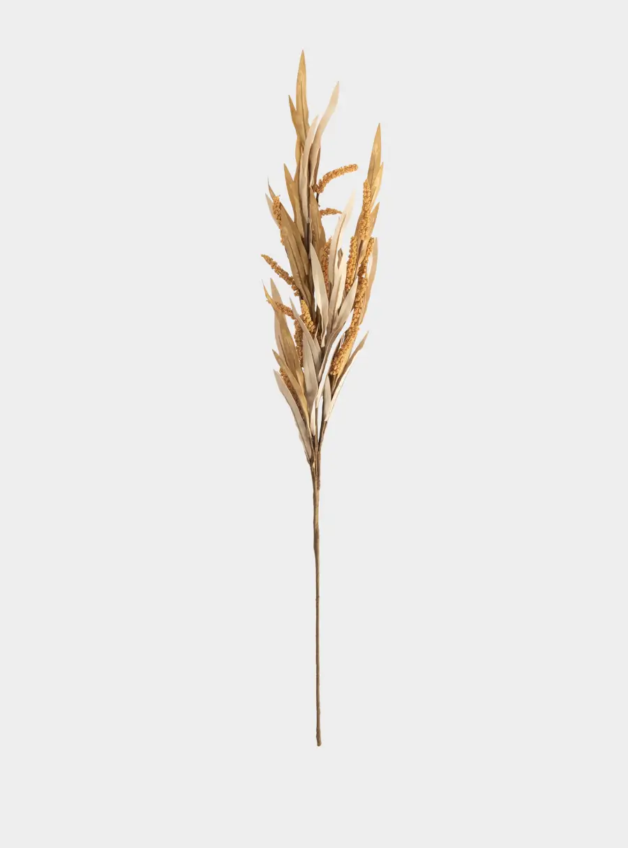 Ветка декоративная, 95 см, полиэтилен/пенопласт, Сухоцветы, Light autumn 1