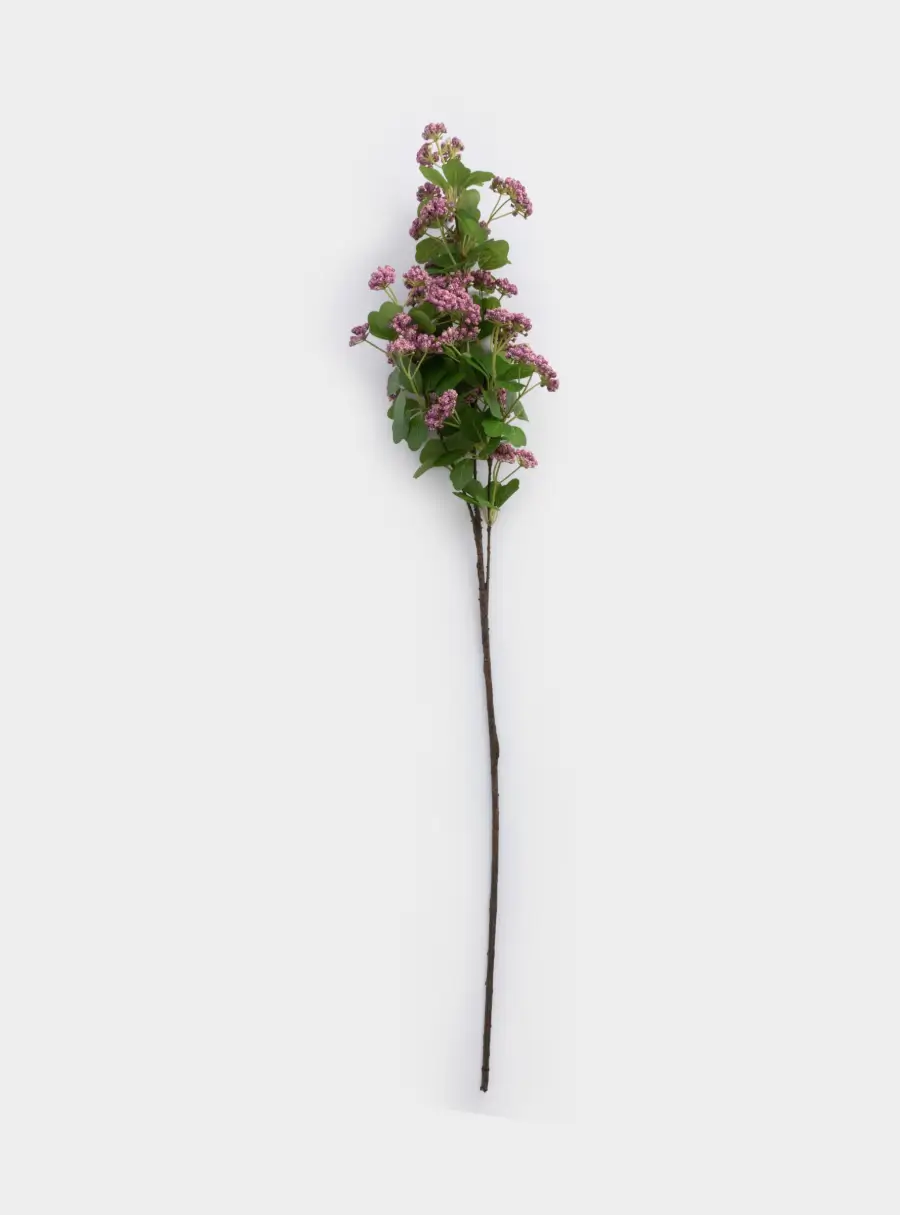 Ветка декоративная, 80 см, полиэтилен/металл, Розовый цветок, Interior spring 1