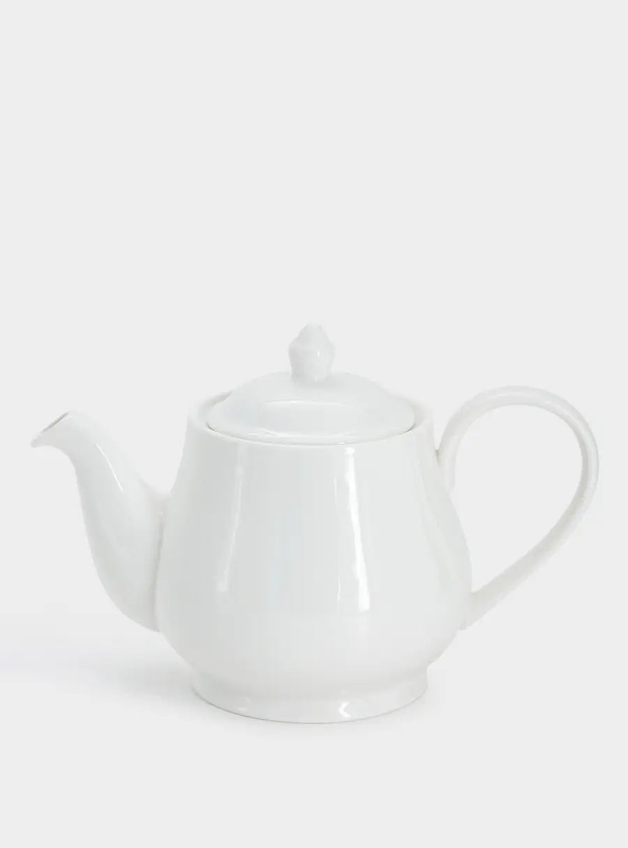 Чайник заварочный, 1 л, фарфор P, белый, White Basics 1