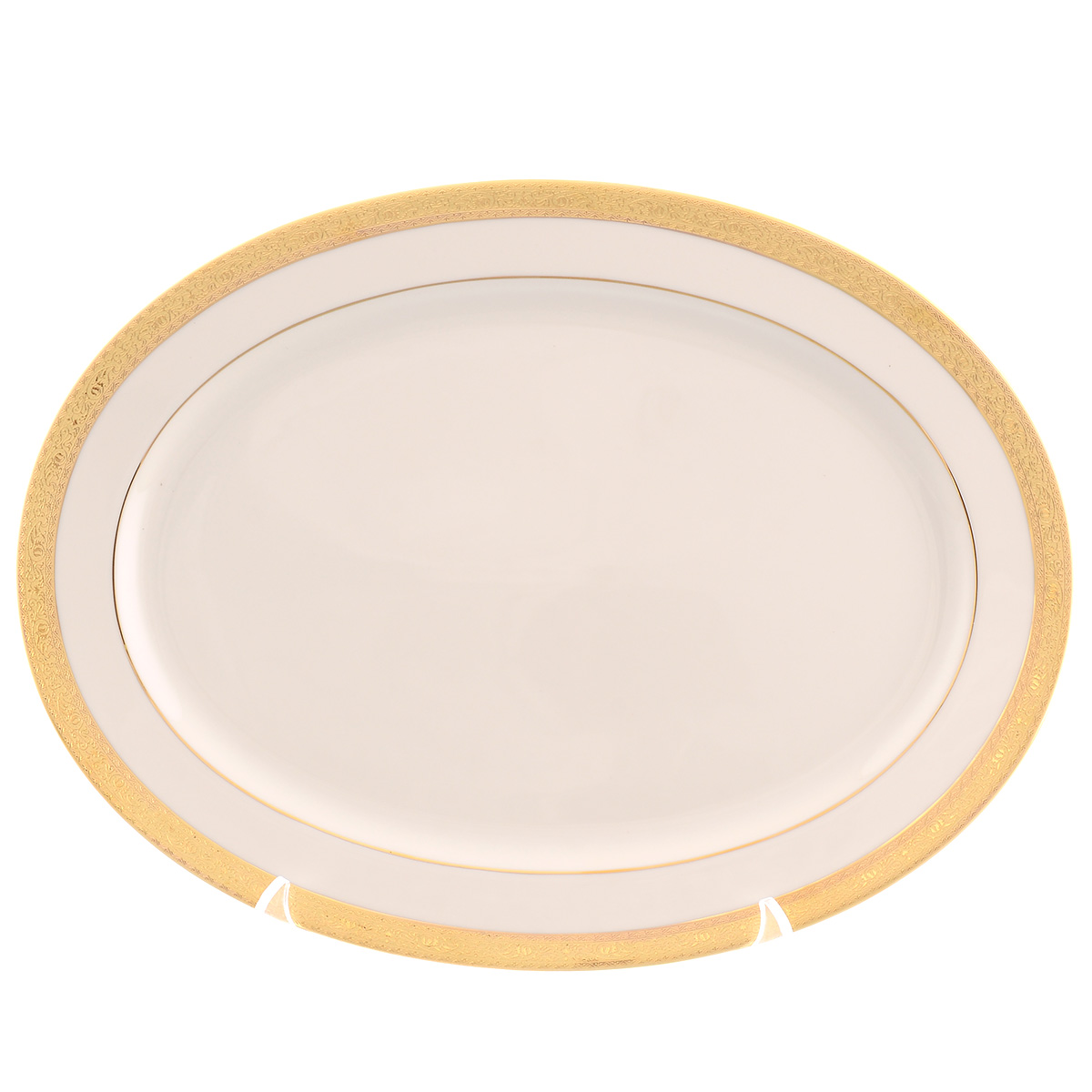 Блюдо овальное Falkenporzellan Cream Gold 36 см