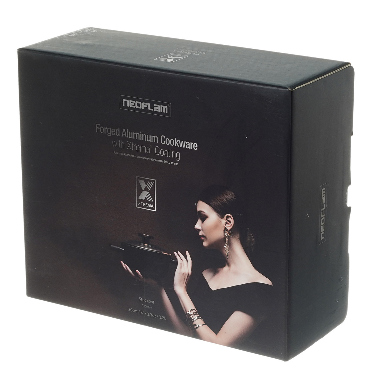 Кастрюля со стеклянной крышкой Neoflam Noblesse 2,2 л, 20 см (индукция) 7