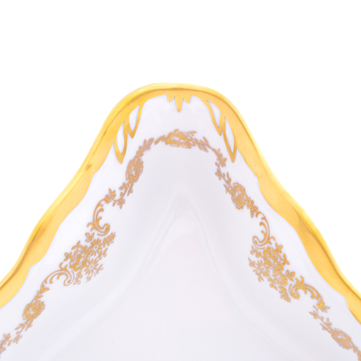 Салатник треугольный Queen's Crown Кастел 22 см 4