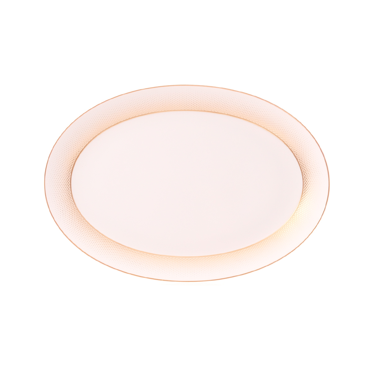 Блюдо овальное Falkenporzellan Deluxe Shape - Rio White Gold 35 см 1