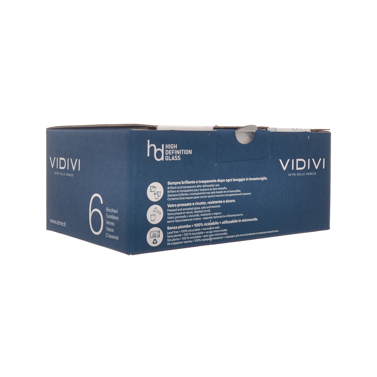 Набор стопок Vidivi Accademia 80 мл 7,2*5,7 см (6 шт) 2