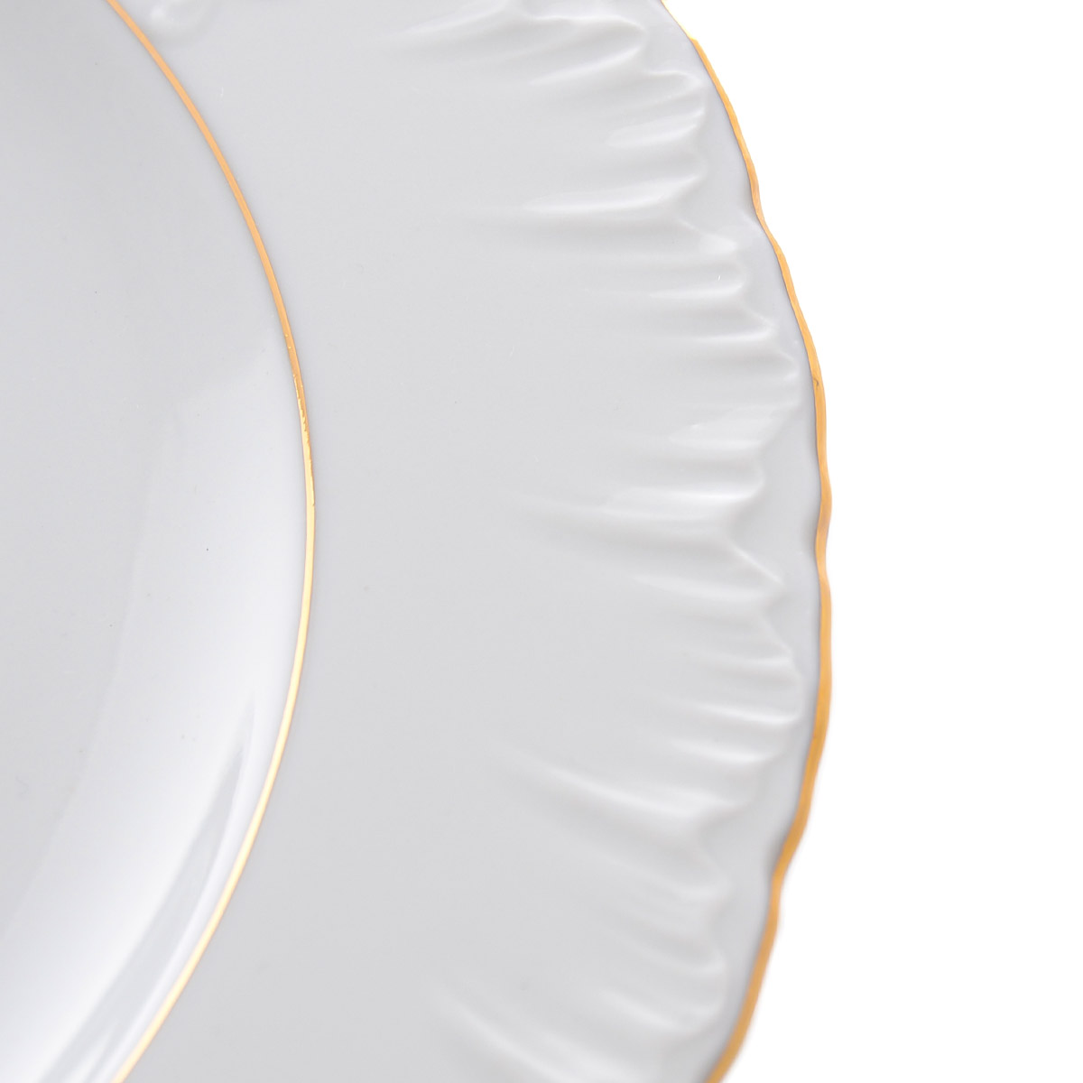 Блюдо круглое Repast Rococo с золот.полос.32 см 2