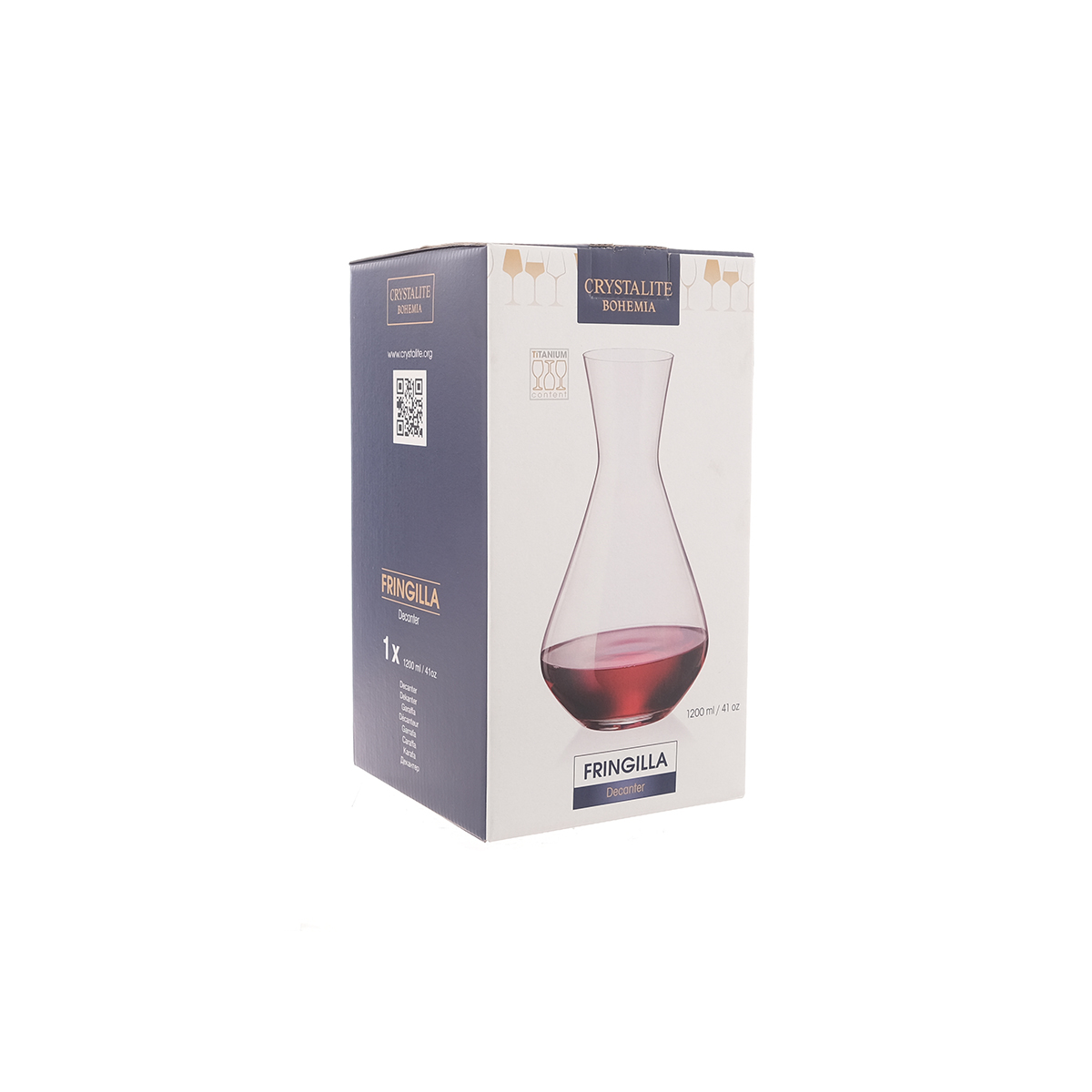 Графин Crystalite Bohemia FRINGILLA 1200 мл 2