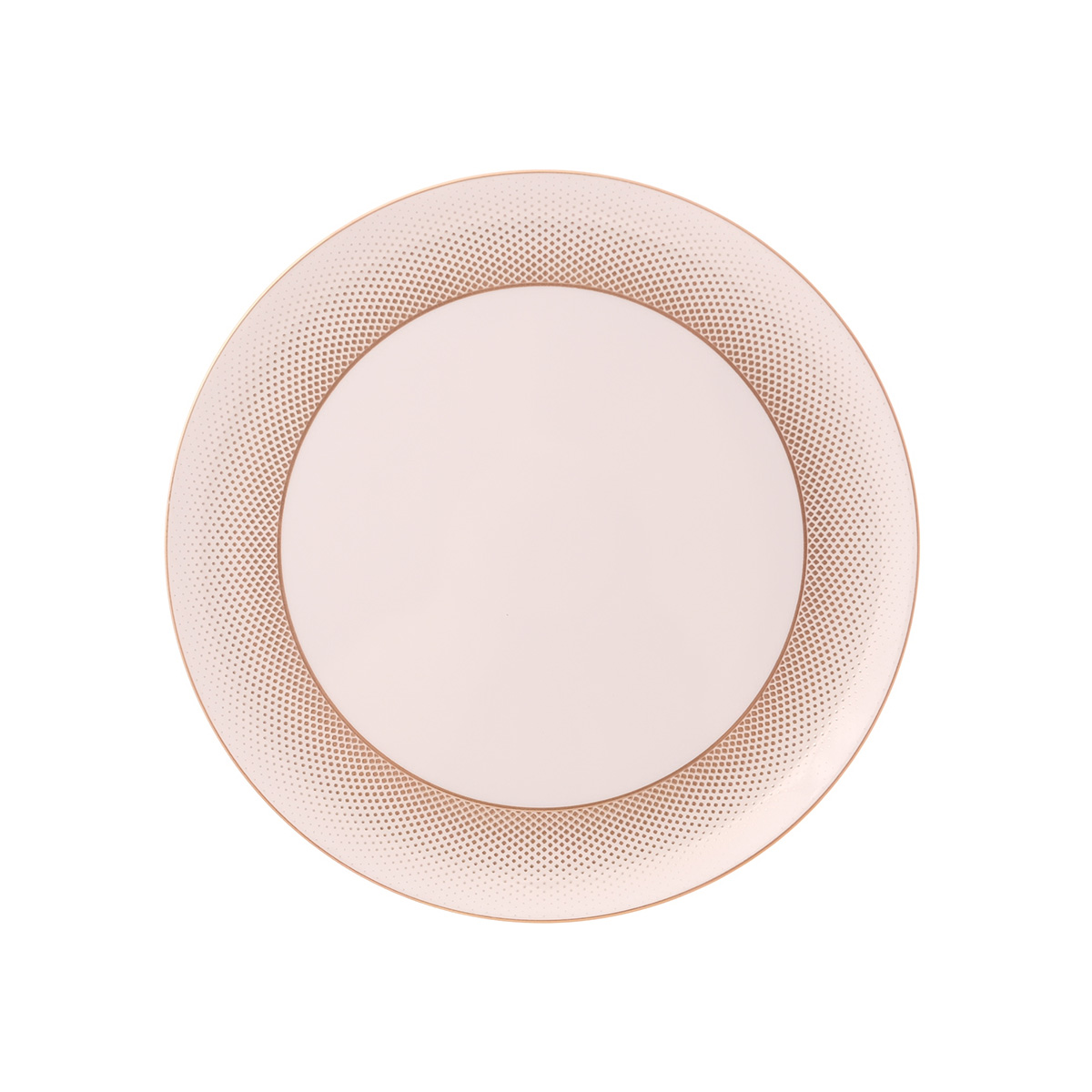 Блюдо круглое Falkenporzellan Deluxe Shape - Rio White Gold 31 см 1