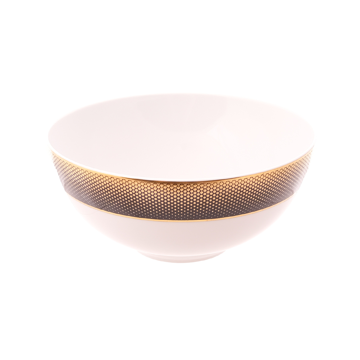 Салатник Falkenporzellan Deluxe Shape - Rio Black Gold 21 см 1