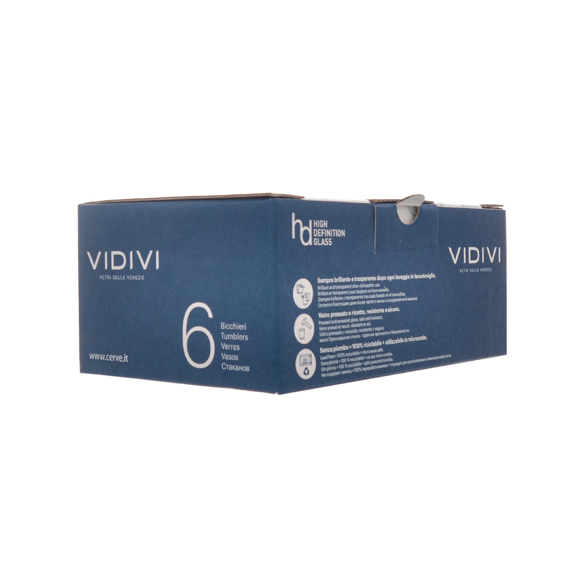 Набор стопок Vidivi Concerto 80 мл 7,2*5,7 см (6 шт) 2