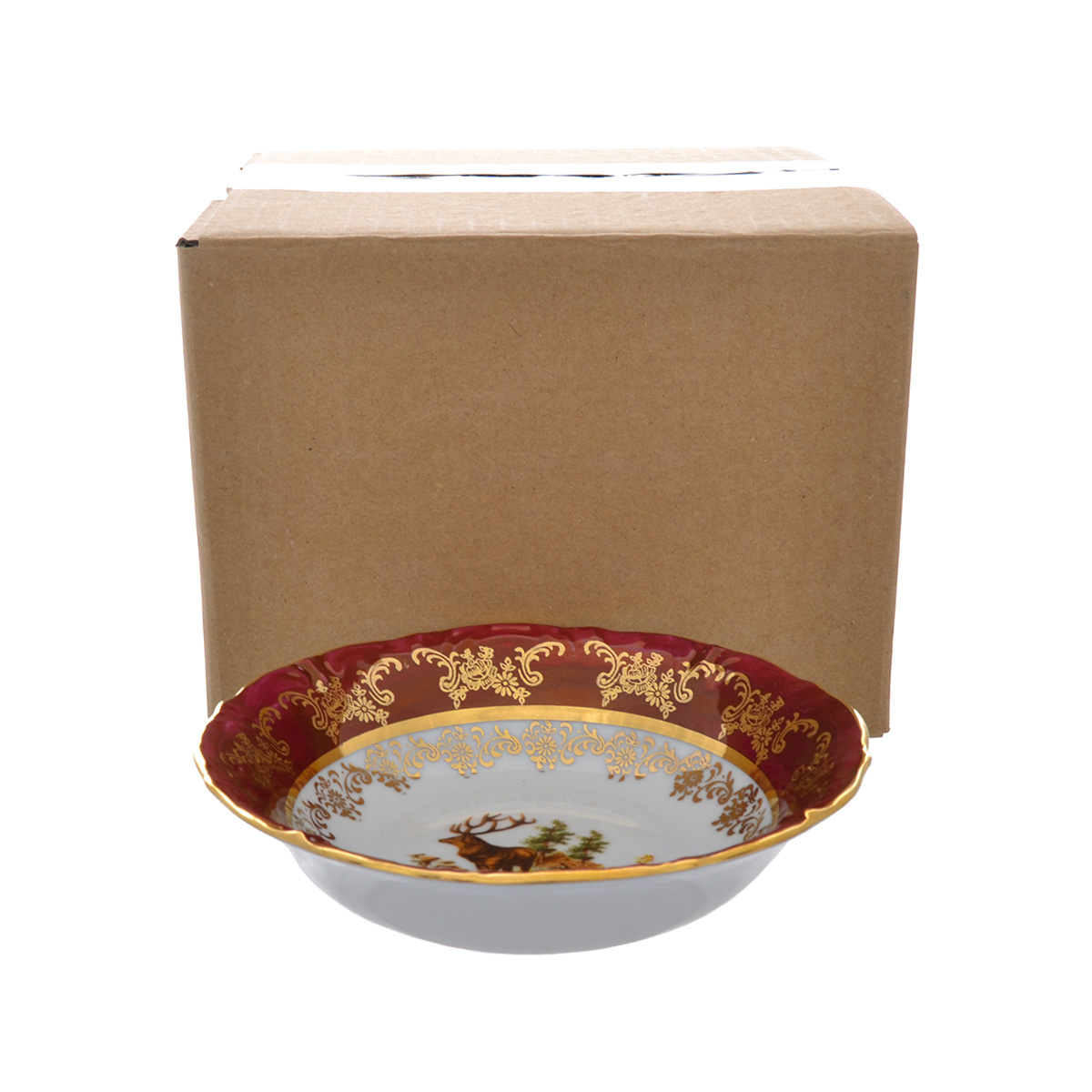Набор салатников Repast Охота красная Мария-тереза 16 cm (6шт) 3