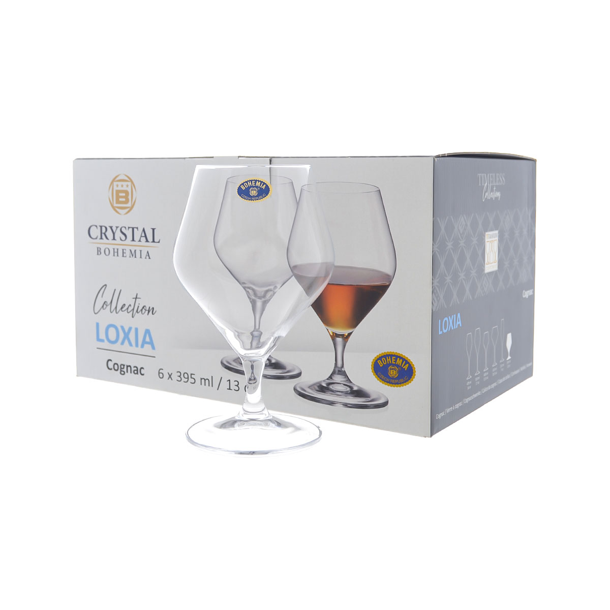Набор бокалов для пива Crystalite Bohemia LOXIA 395 мл (6 шт) 3