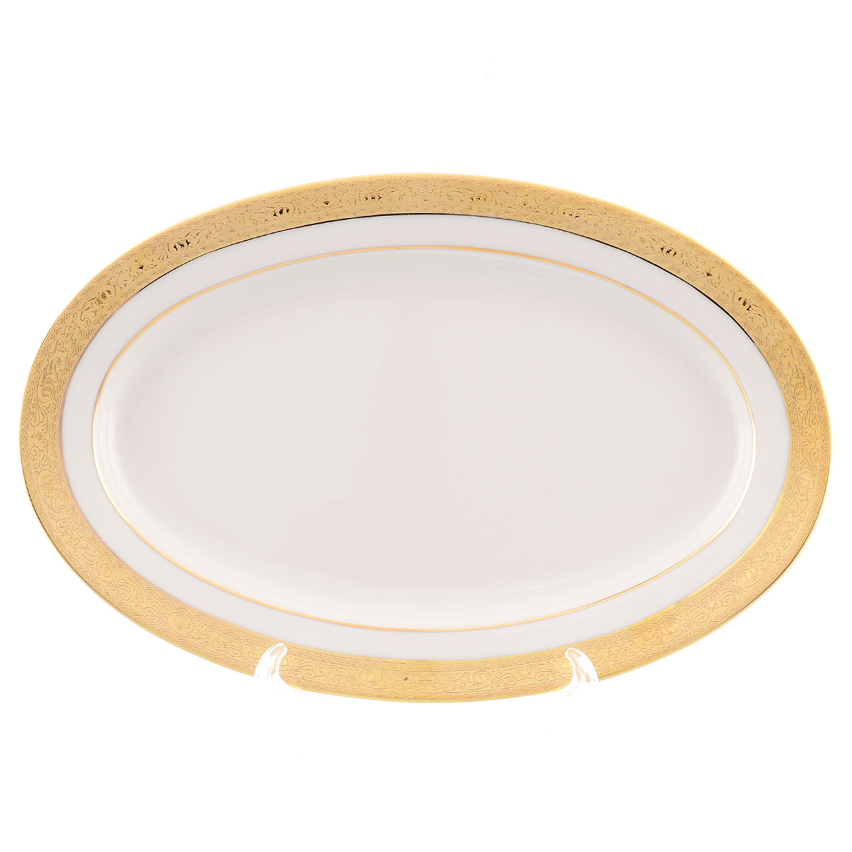Блюдо овальное Falkenporzellan Cream Gold 24 см