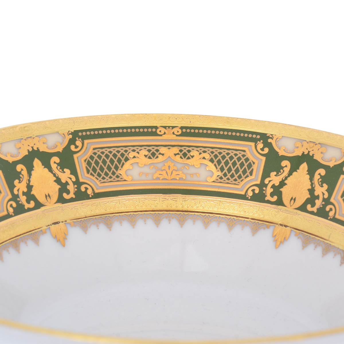 Набор салатников Falkenporzellan Donna Green gold 14 см (6 шт) 2
