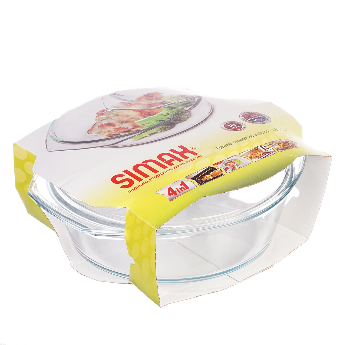 Кастрюля Simax (жаропрочная) 2,5л 3