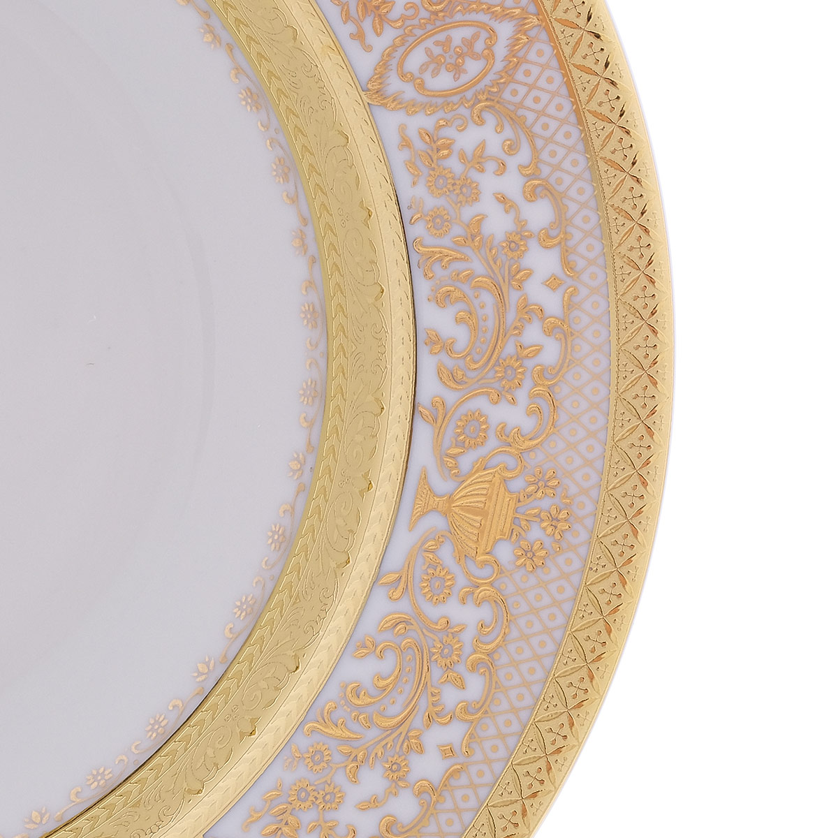 Набор глубоких тарелок Falkenporzellan Cream Majestic Gold 22см 2