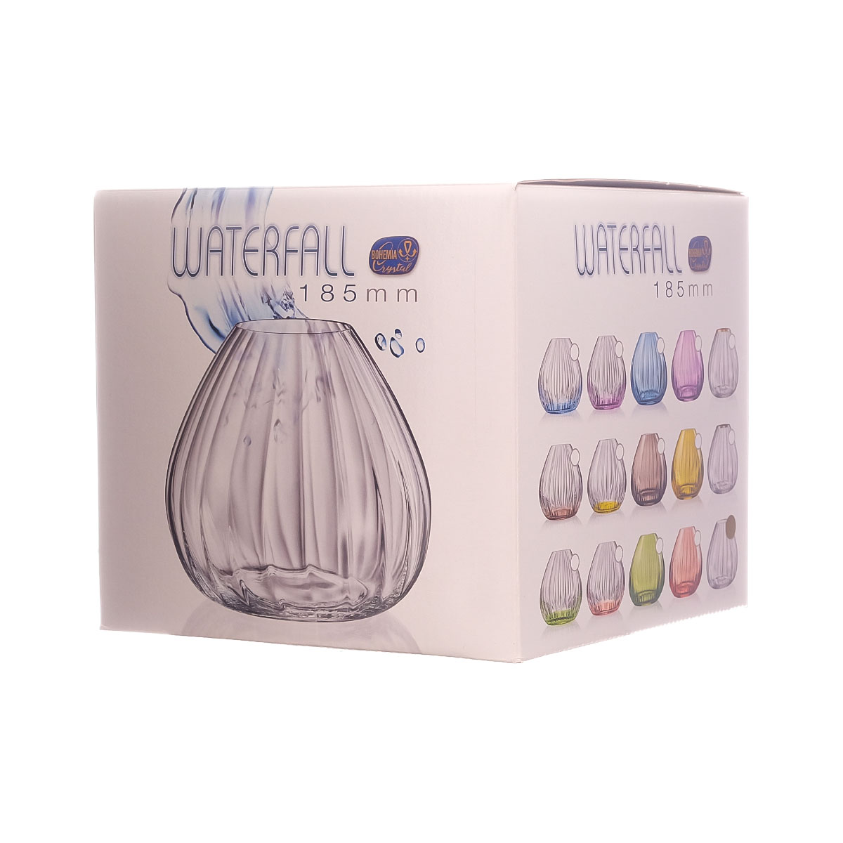 Ваза Crystalex Bohemia Waterfall 18 см 2