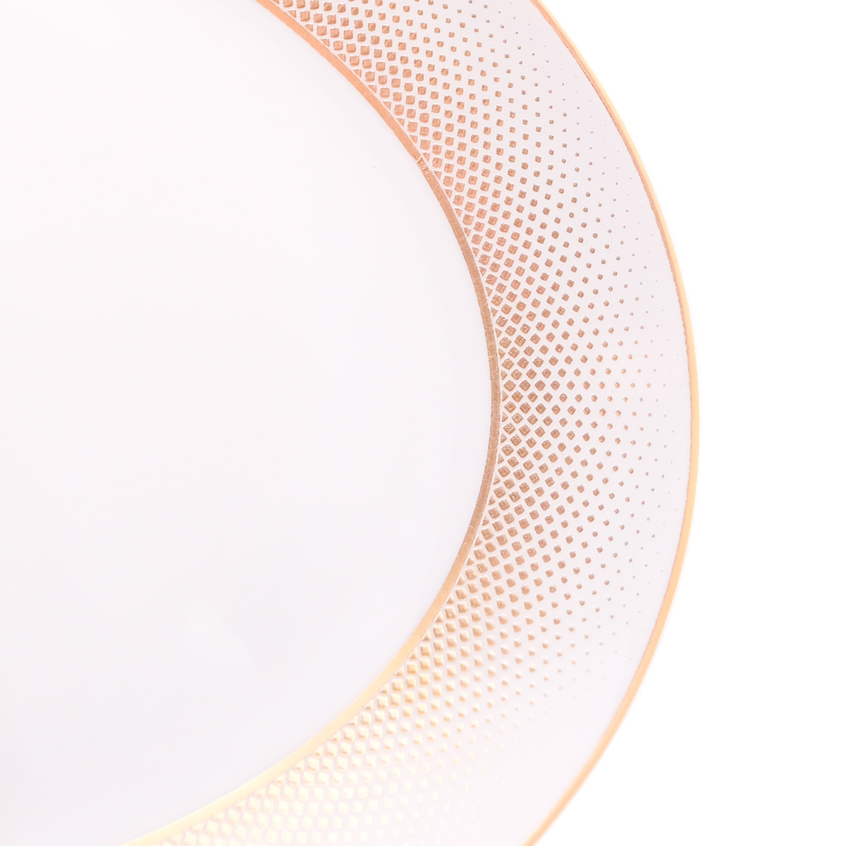 Блюдо овальное Falkenporzellan Deluxe Shape - Rio White Gold 35 см 2