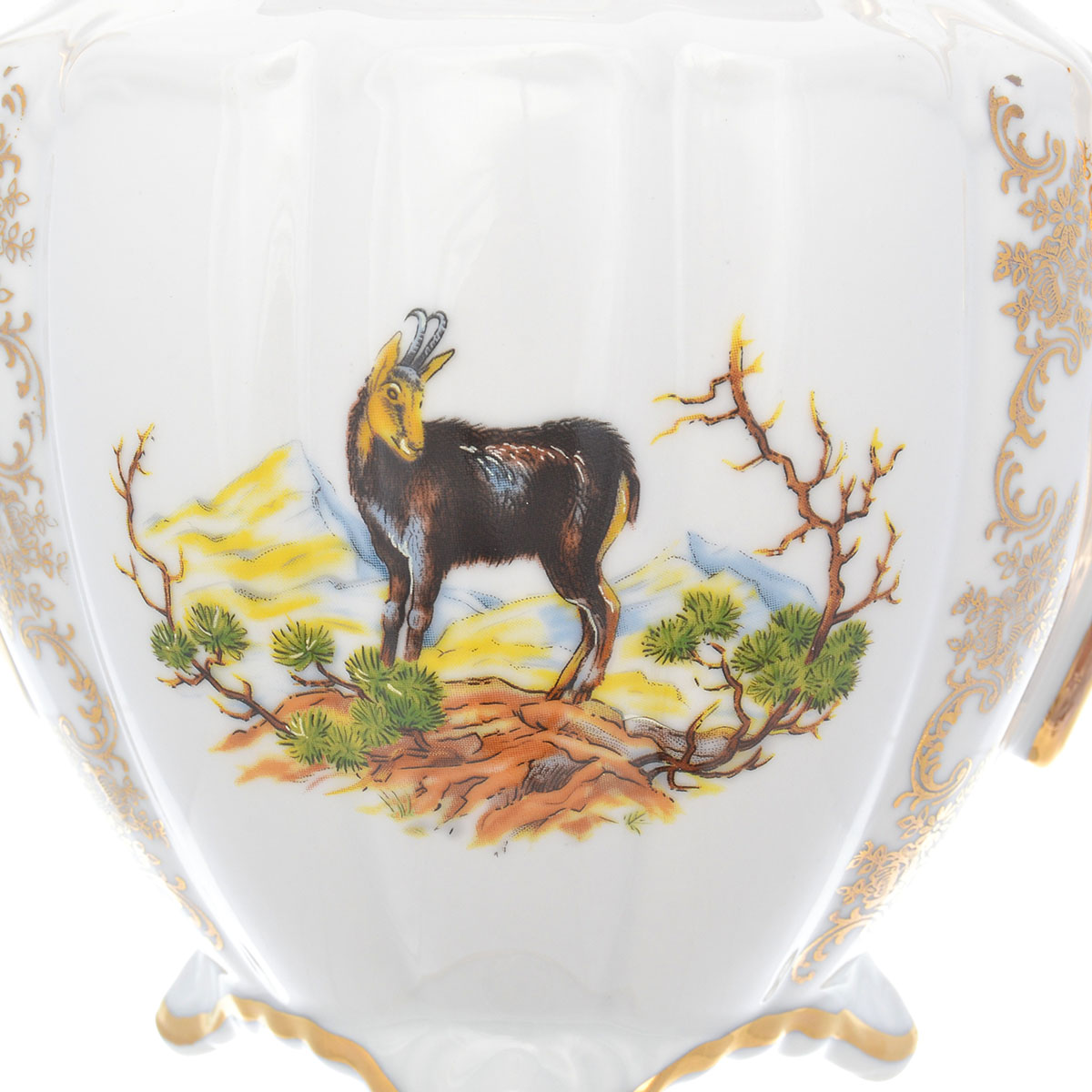 Кофейный сервиз Repast Охота красная Мария-тереза 15 предметов на 6 персон 3