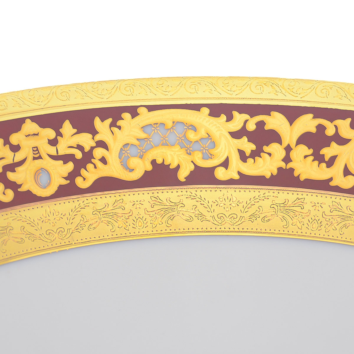 Набор салатников Falkenporzellan Alena 3D Bordeaux Gold Constanza 19см(6 шт) 4