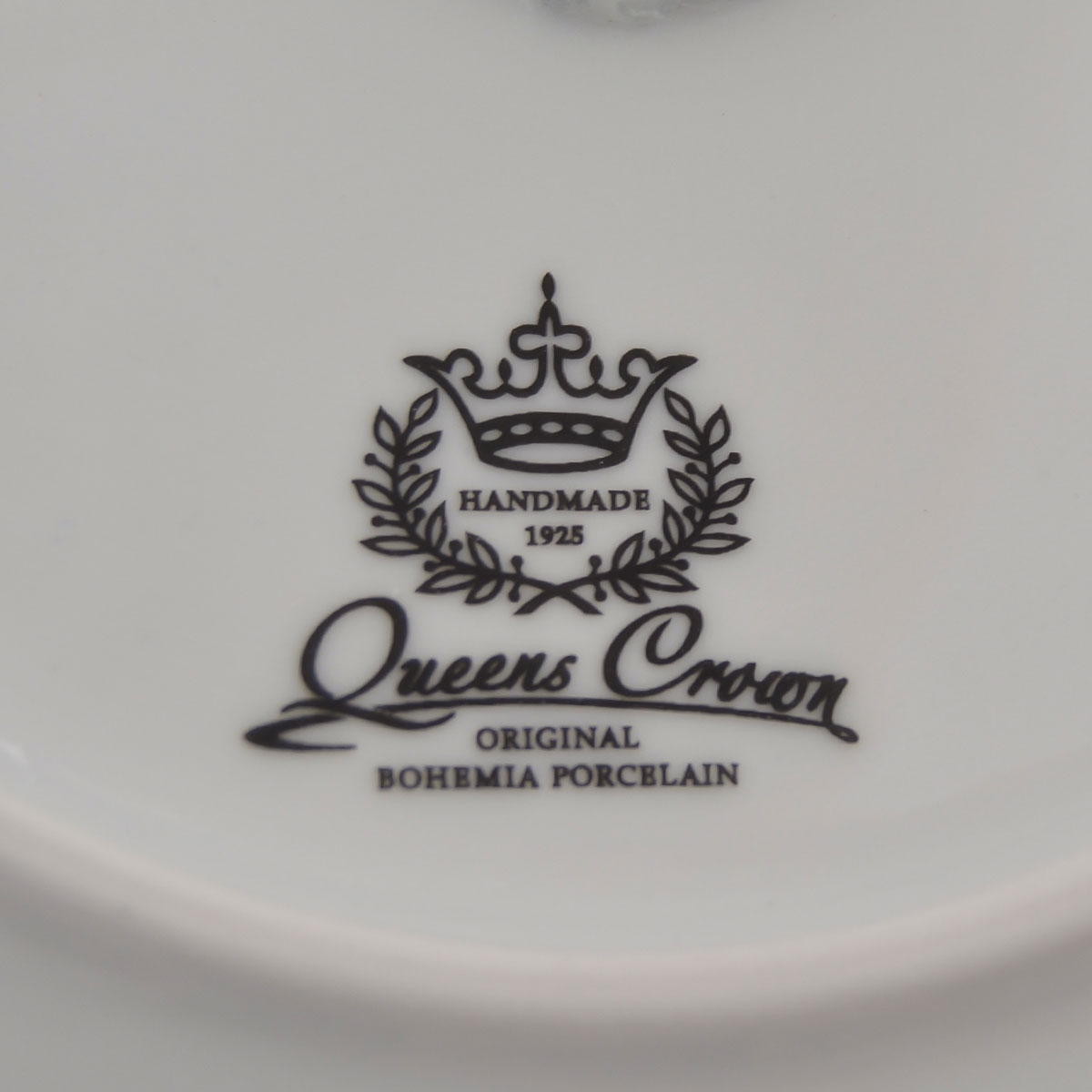 Блюдо овальное на ножке Queen's Crown Aristokrat Лист бежевый 27 см 7