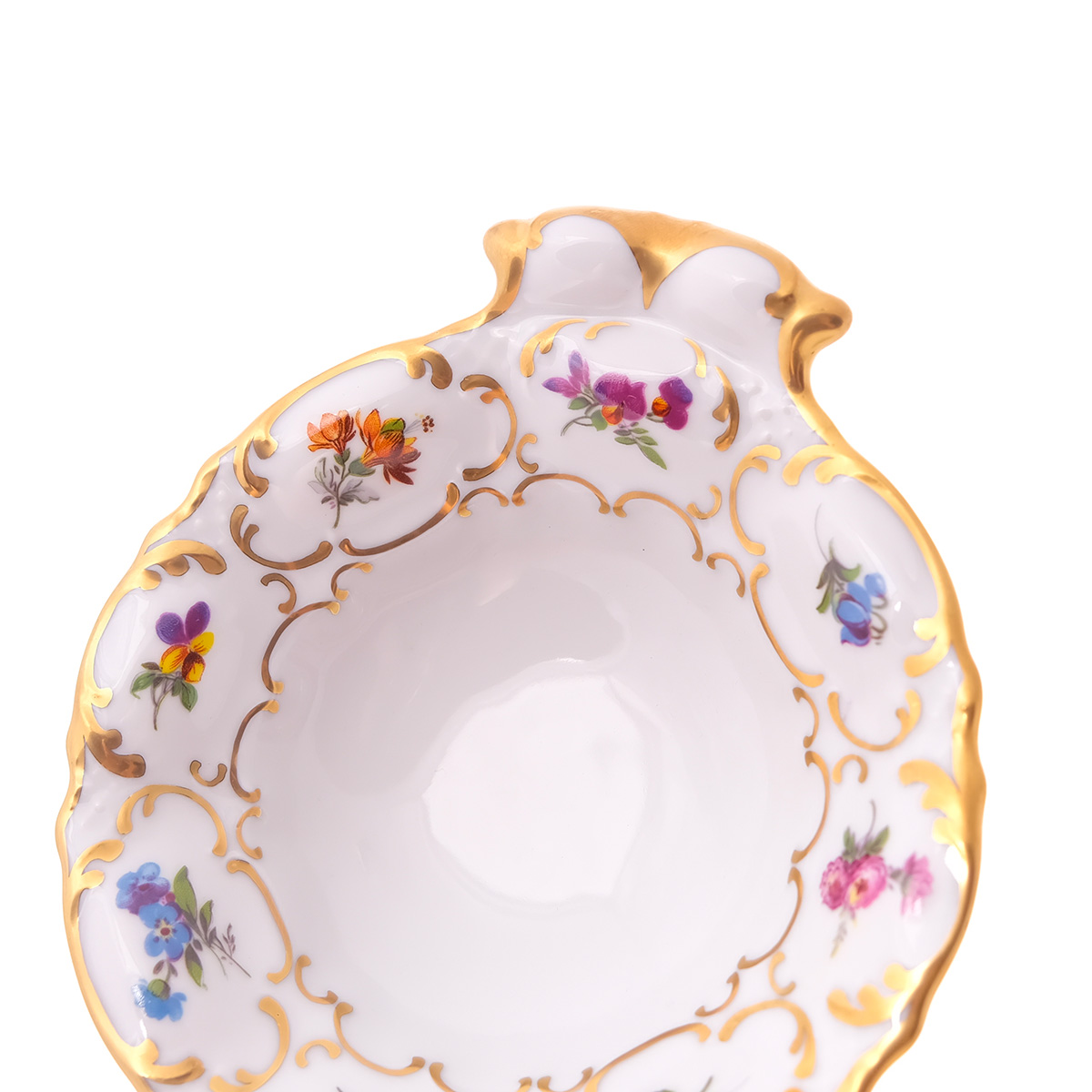 Конфетница Queen's Crown Мейсенский букет 18см 3