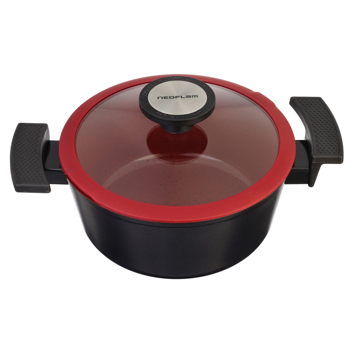 Кастрюля со стеклянной крышкой Neoflam De Chef 2,2 л, 20 см (индукция) 2