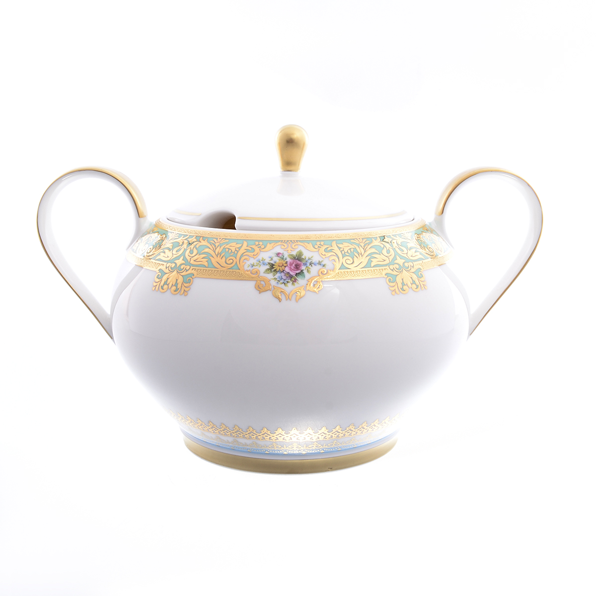 Столовый сервиз Falkenporzellan Opal Seladon Gold 6 персон 26 предметов 2