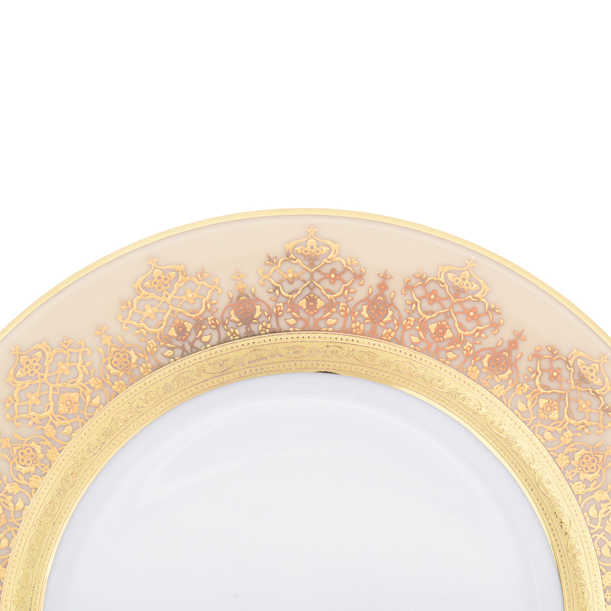 Набор тарелок Falkenporzellan Constanza Marakesh Cream Gold 17 см (6 шт) 2