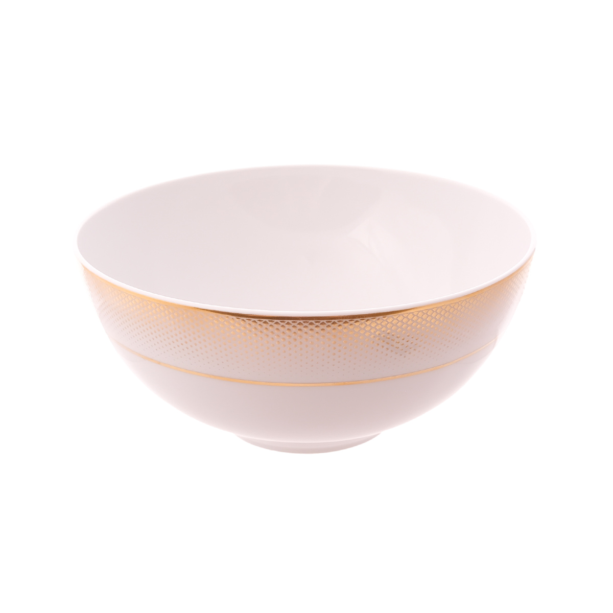 Набор салатников Falkenporzellan Deluxe Shape - Rio White Gold 21 см (6 шт) 1