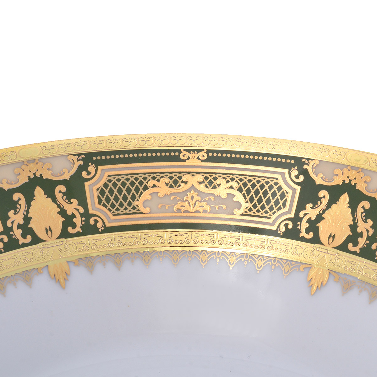 Набор салатников Falkenporzellan Donna Green gold 18 см (6 шт) 2