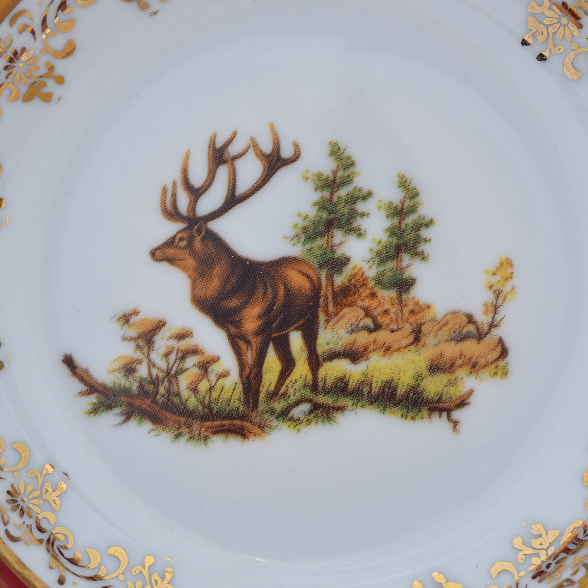 Набор салатников Repast Охота красная Мария-тереза 16 cm (6шт) 4
