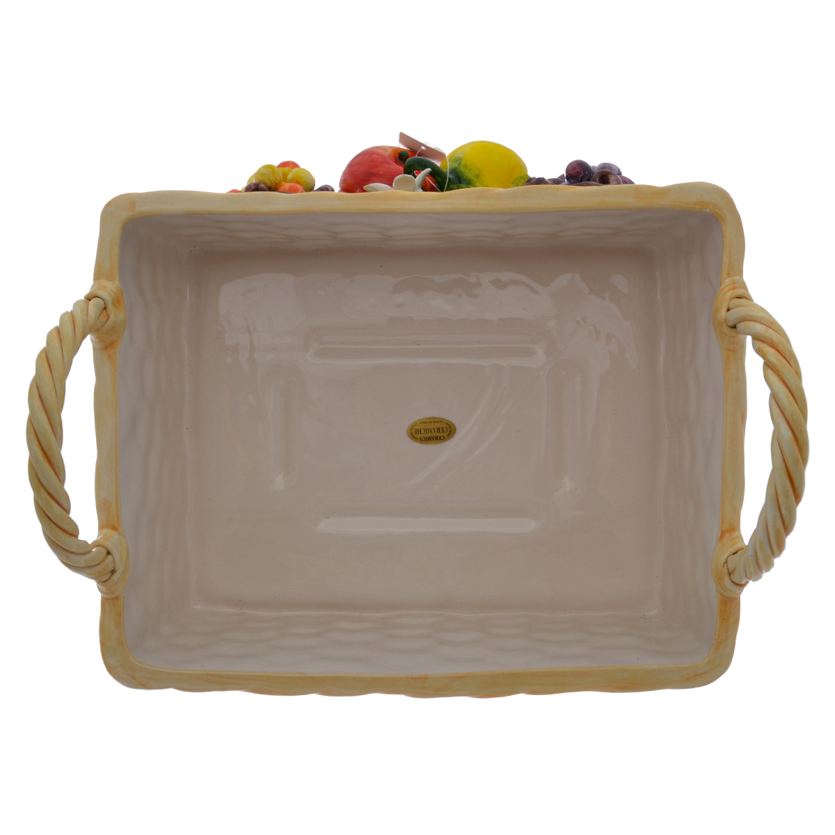 Корзина прямоугольная с 2 ручками Orgia Фрукты 40*24 см 5