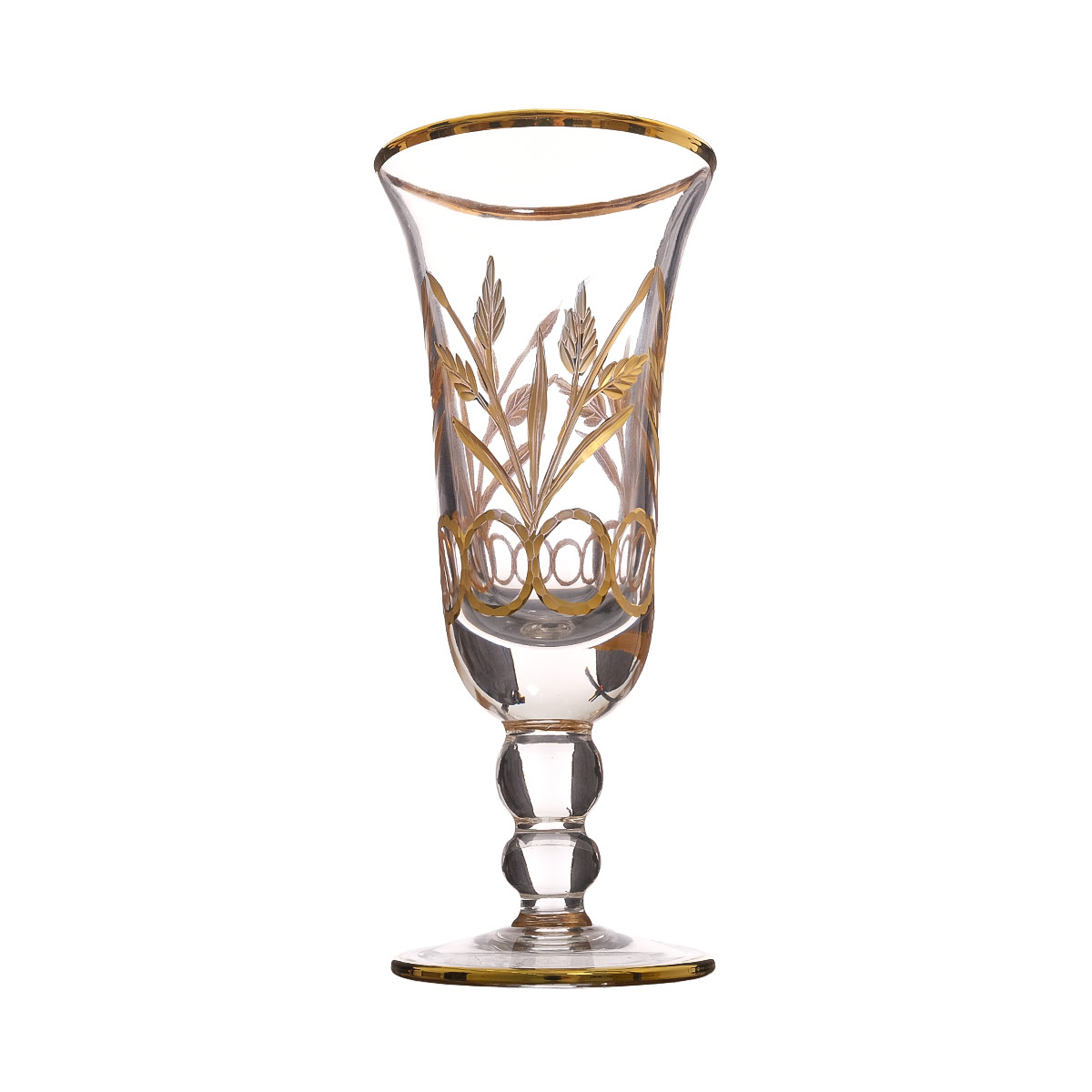 Набор фужеровTIMON Tiziano Golden/Palm (6 шт) 260 мл 1