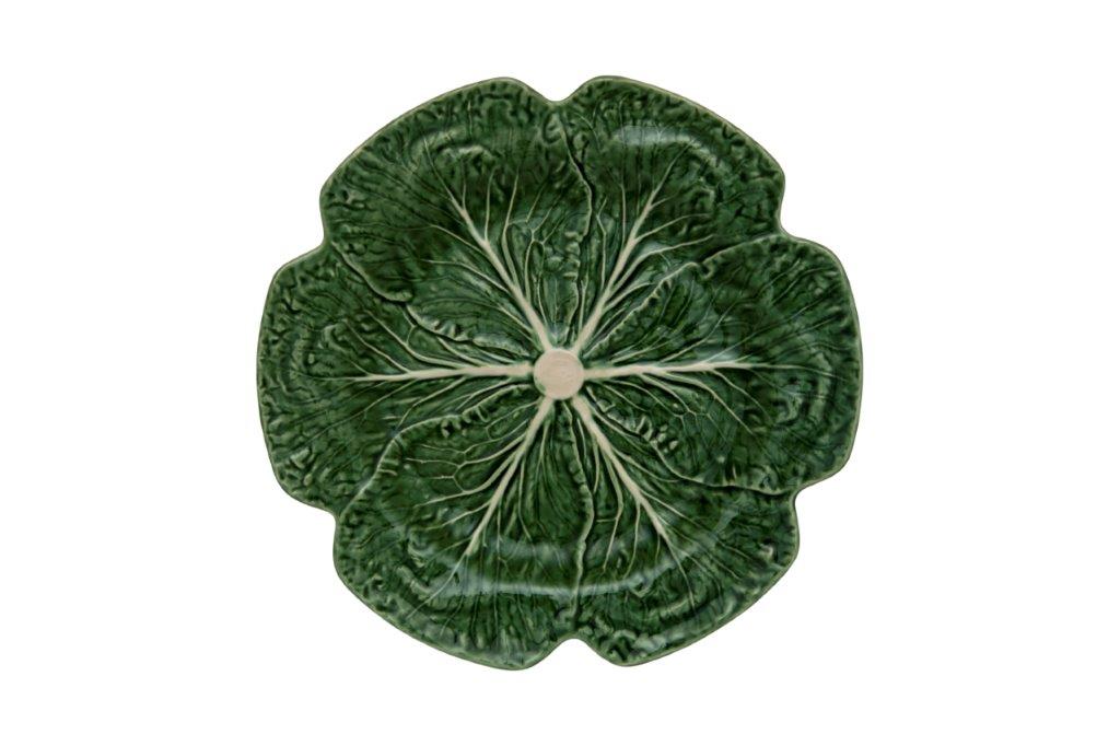 Блюдо 30,5см."Cabbage" зеленое