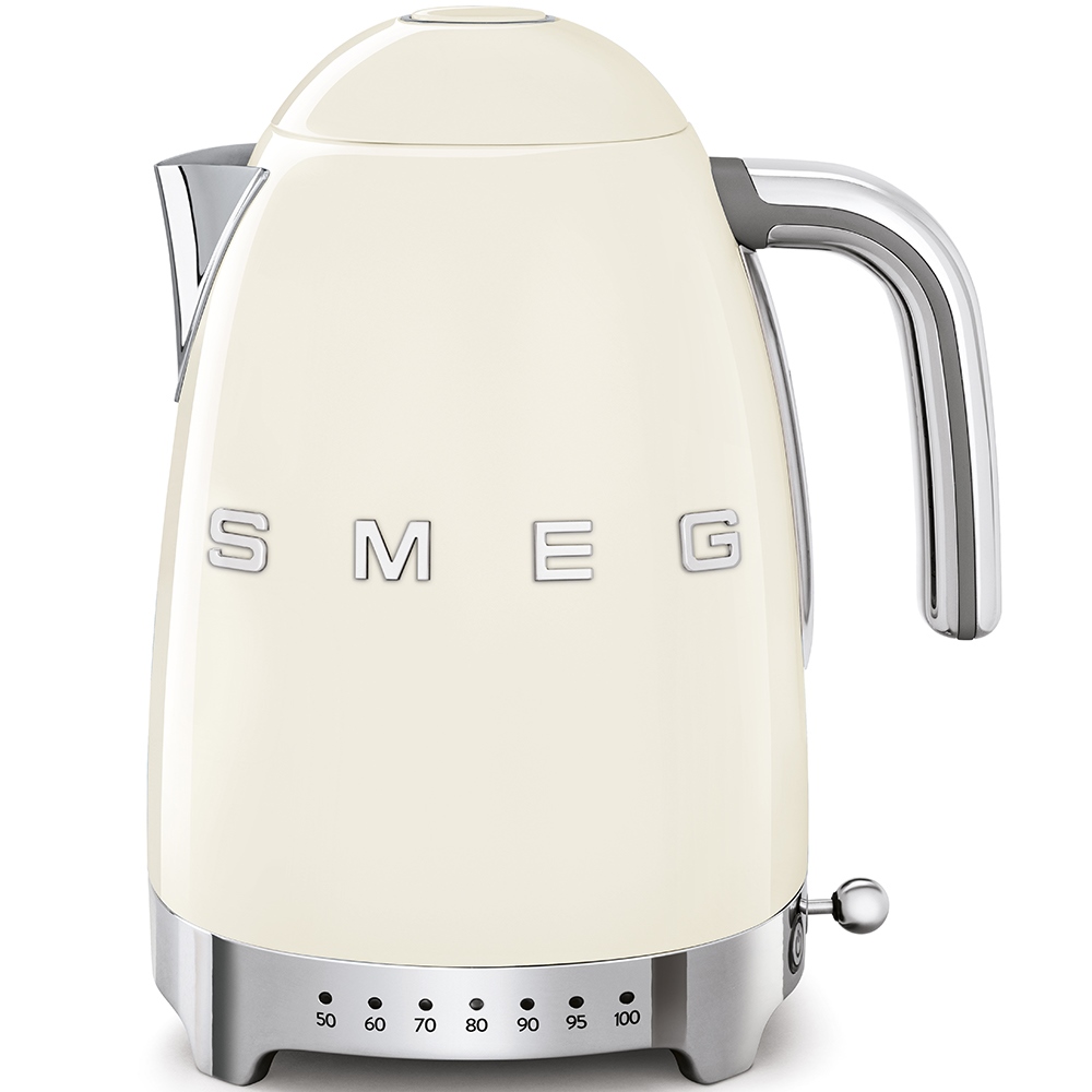 Чайник электрич. с регулируемой темп-ой 1,7л."Smeg" кремовый