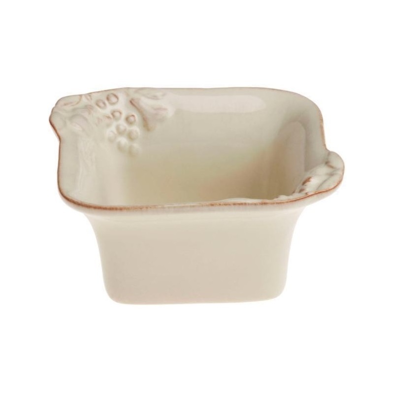 Салатник квадратный 14см."Madeira Harvest" кремовый