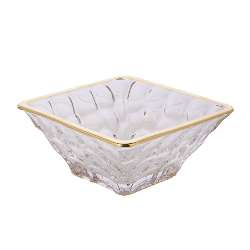 Ваза для конфет 11см."Marble Голд"